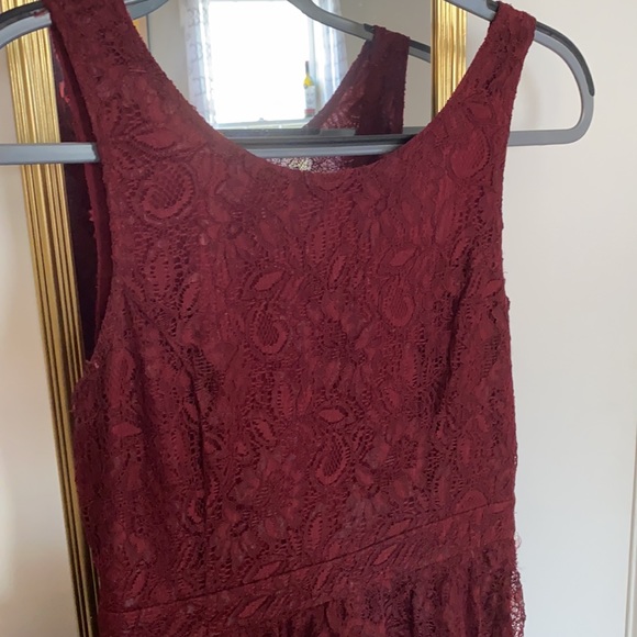 Red Lace Dress - Picture 2 of 3